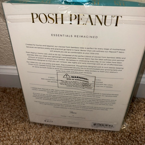 Posh Peanut Lana Leopard Robe - Picture 2 of 3